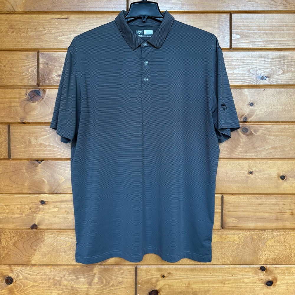 Callaway Opti Dri™ Stripped Collared Mens Golf Polo Shirt